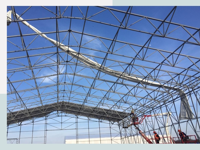 Шатровые ангары от 624 руб. в Реутове и Московской области