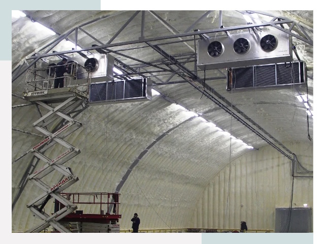 Оснащение ангаров в Реутове